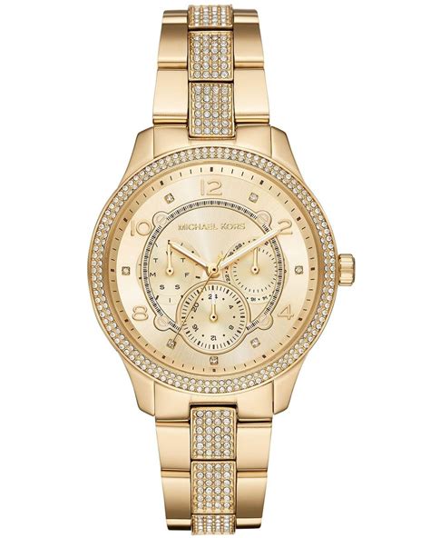 michael kors gold female watches|michael kors gold watch price.